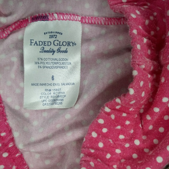 Pink polka dot leggings - Picture 3 of 3